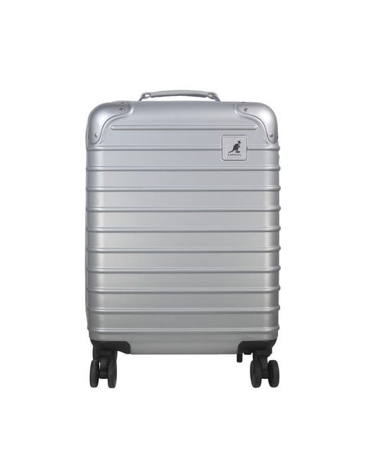 Kangol Gray Adults Hard Suitcase