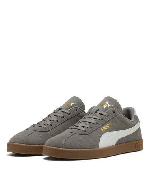 PUMA Gray Low-Top Trainers for men