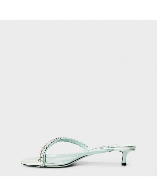 Jimmy Choo White Dila 35 Sandals