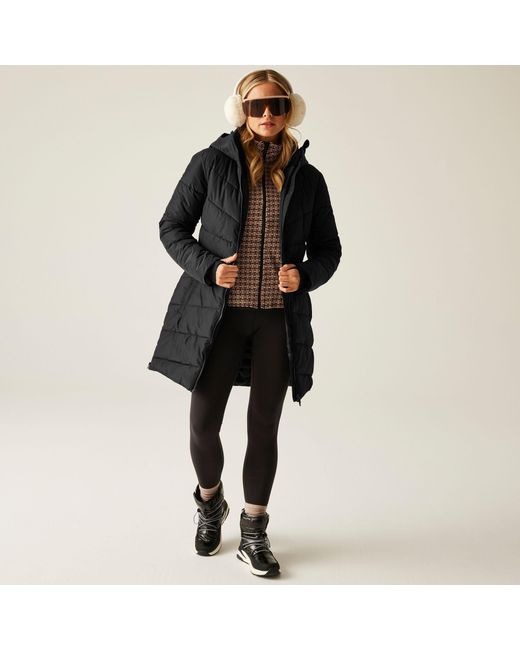 Dare 2b Black Striking V Ared 15/15 High Warmth Padding Swarovski Crystal Insulated Waterproof Jacket