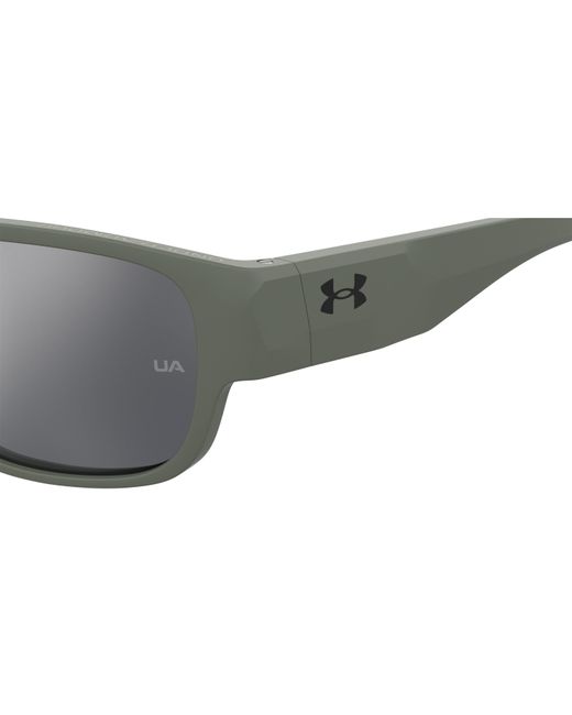 Under Armour Gray Scorcher Wayfarer Sunglasses for men