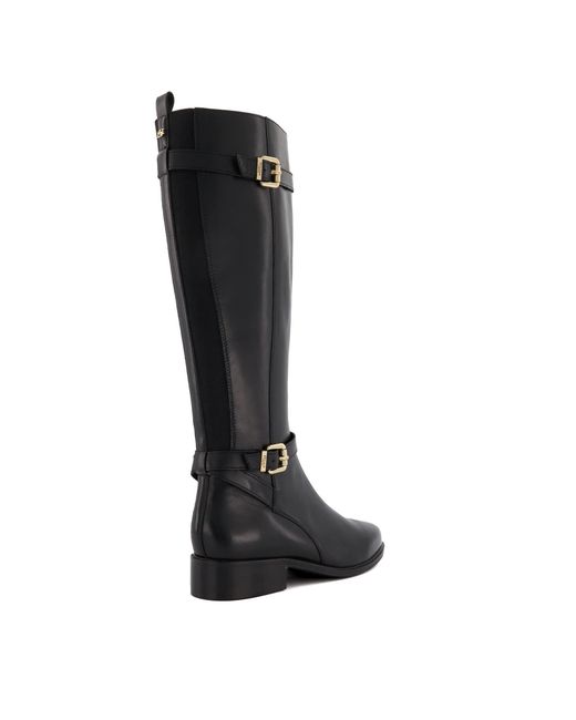 Dune Black Tepi Knee High Boots