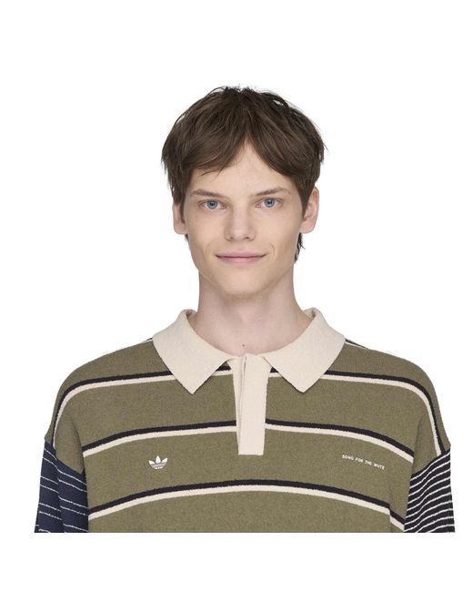 Adidas Green 007 Long Sleeve Top for men