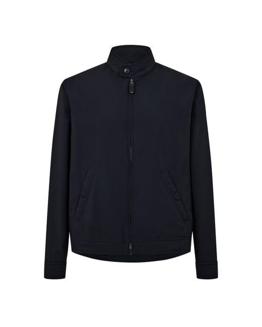 Brioni Blue Bomber Jacket for men