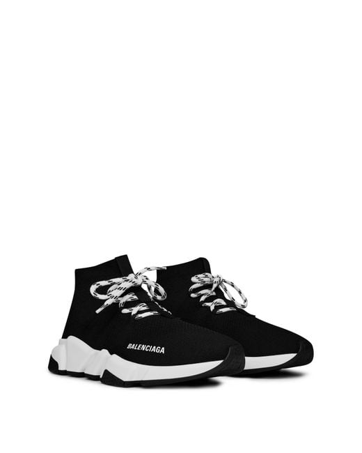 Balenciaga Black Speed Lace Trainers for men