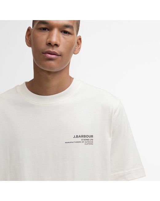 Barbour Natural Parkend Graphic T-Shirt for men