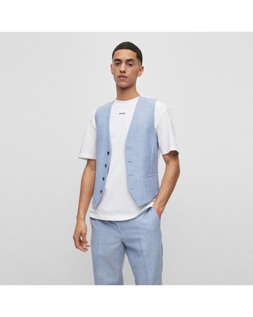 HUGO Blue 'S Tailored Waistcoat for men