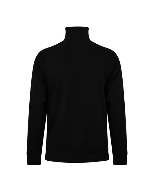 Castore Black Quarter Zip Fleece for men