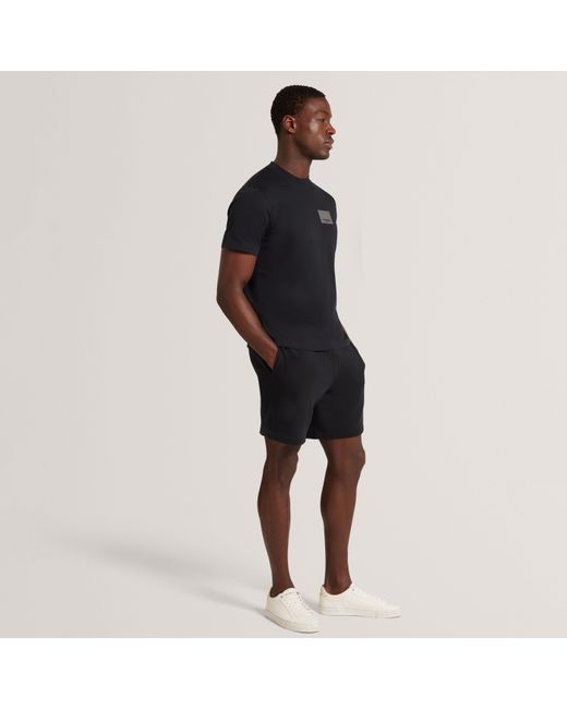Ted Baker Black Branded Short for men