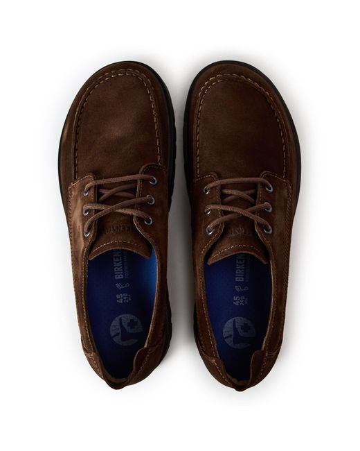 Birkenstock Brown Highwood Moc Derby Shoes for men