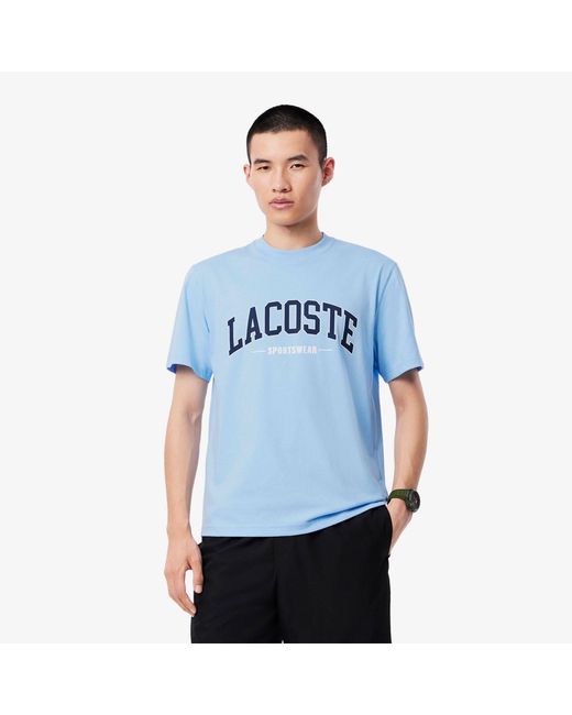 Lacoste Blue Big Logo T-Shirt for men