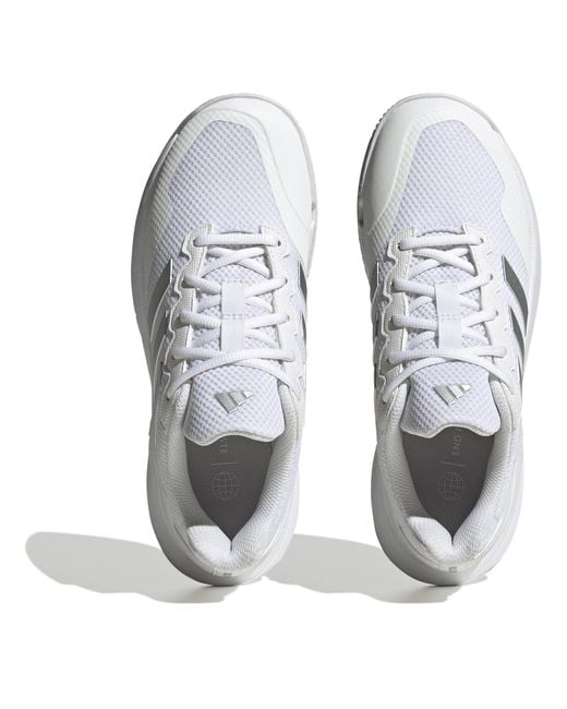 Adidas White Gamecourt 2.0 Tennis Shoes