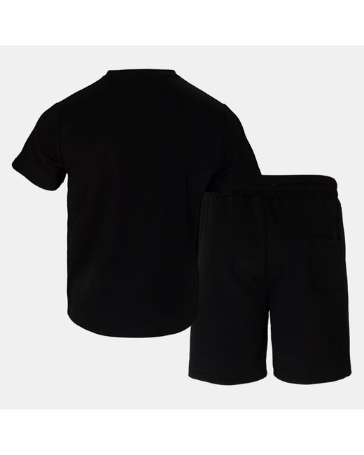 Firetrap Black Short Tee Set for men