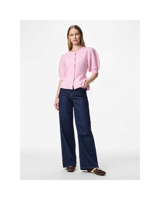 Pieces Pink Ss Puff Knt C Ld63
