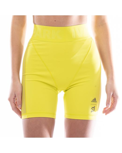 Adidas Yellow Cycling Shorts