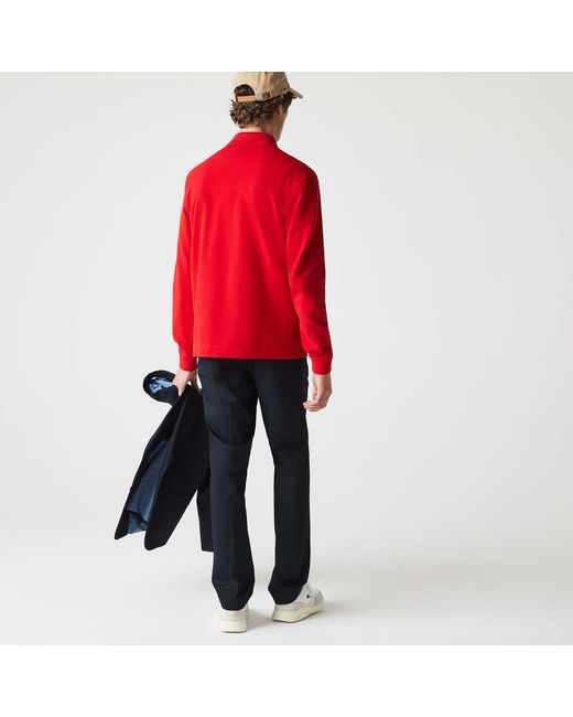 Lacoste Blue Slim Fit Stretch Cotton Chinos for men