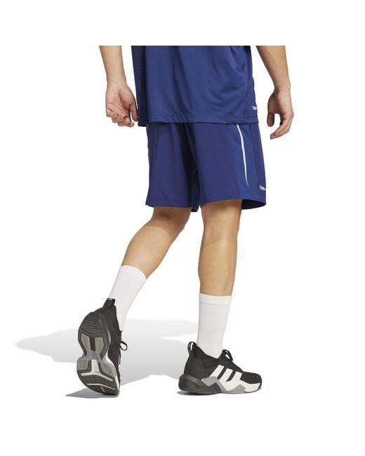 Adidas Blue Tech Apparel Shorts for men