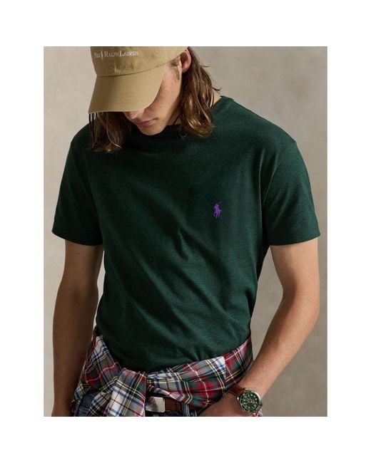 Polo Ralph Lauren Green Regular Fit Custom T-Shirt for men