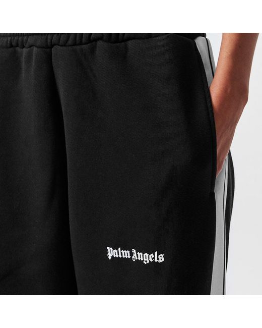 Palm Angels Black Classic Logo Tracksuit Bottoms