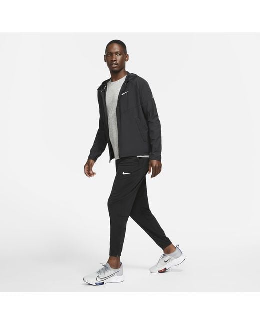 Nike Blue Miler Repel Running Jacket for men