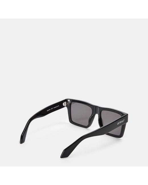 Off-White c/o Virgil Abloh Gray Uv Protection Round Sunglasses