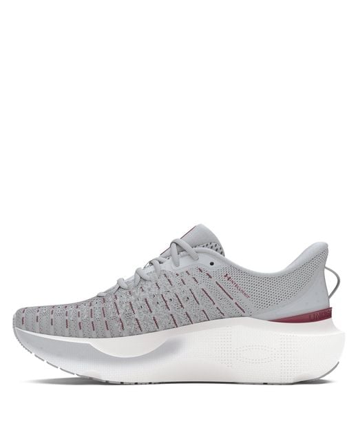 Under Armour Gray Infinite Elite Running Shoes for men