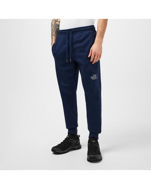 The North Face Blue Logo Elasticated Joggers for men