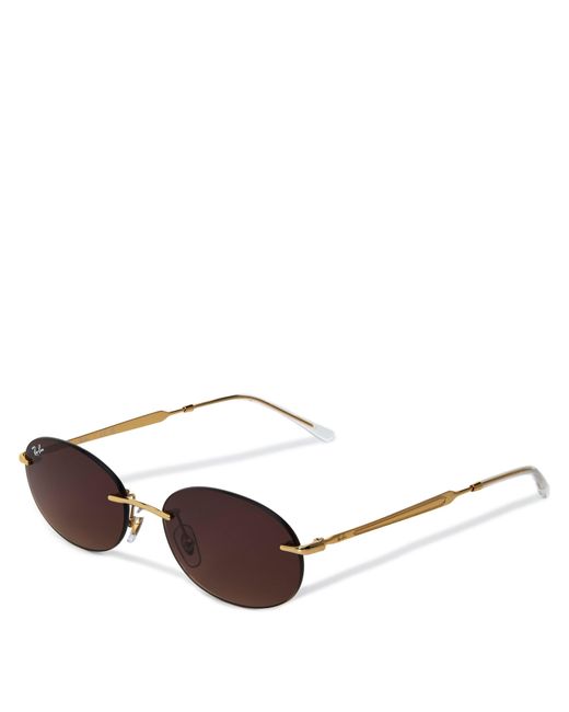 Ray-Ban Brown Round Sunglasses