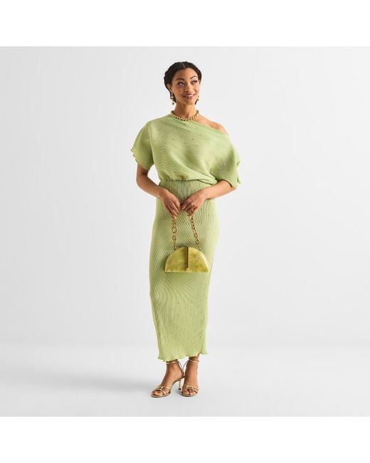 Never Fully Dressed Green Tilly Maxi Dress
