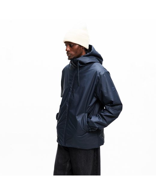 Rains Blue Lohja Insulated Waterproof Jacket for men