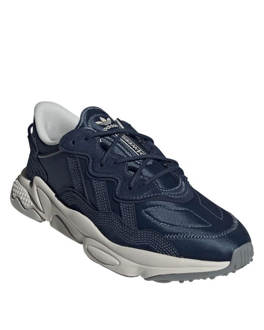 Adidas Originals Blue Ozweego Low-Top Trainers for men