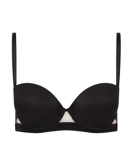 Agent Provocateur Black Lucky Strapless Underwired Bra
