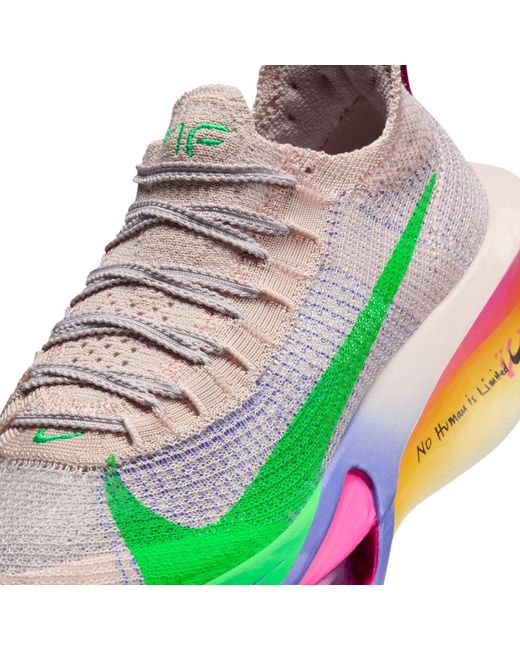 Nike Green Alphafly 3 Running Shoes