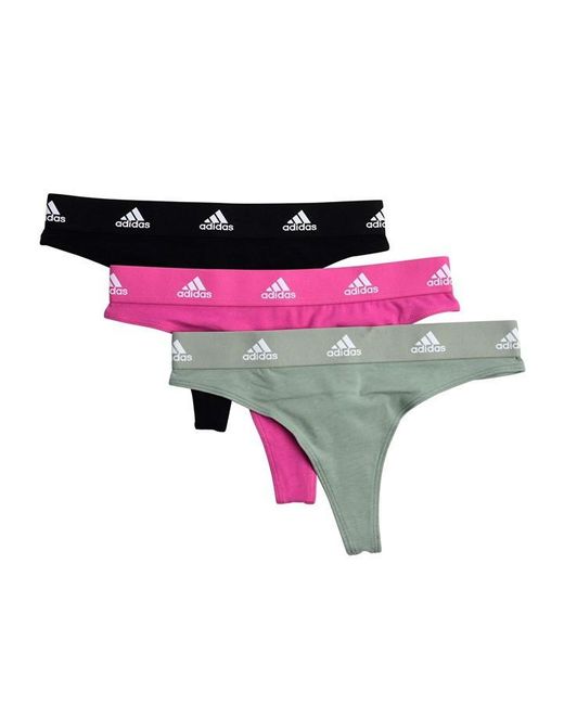 Adidas Multicolor Active Comfort Cotton Thong 3p