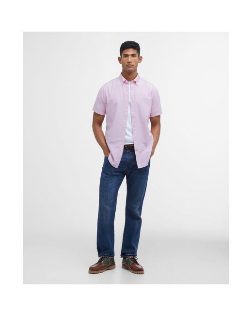 Barbour Pink Oxtown Shirt for men