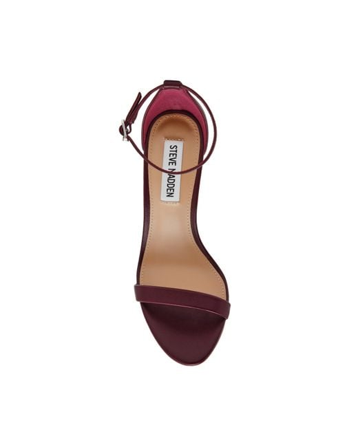 Steve Madden Brown Tecy Strapping Balanced Heel Heeled Sandals