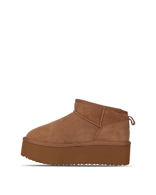 Jack Wills Brown Platform Snug Boots