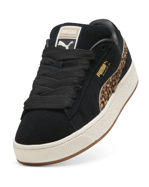 PUMA Black Suede Xl Trainers