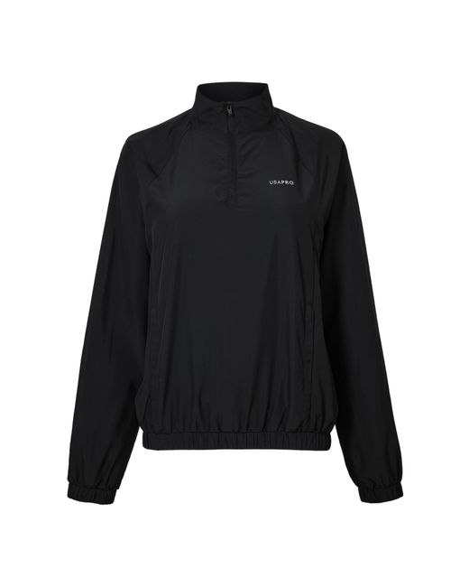 Usa Pro Black Performance Tracksuit Top