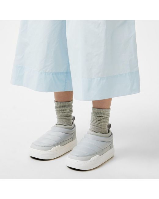 Moon Boot White Soft Nylon Sneakers