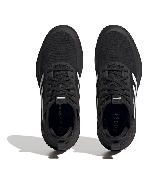 Adidas Black Crazyflight Mid Indoor Court Trainers