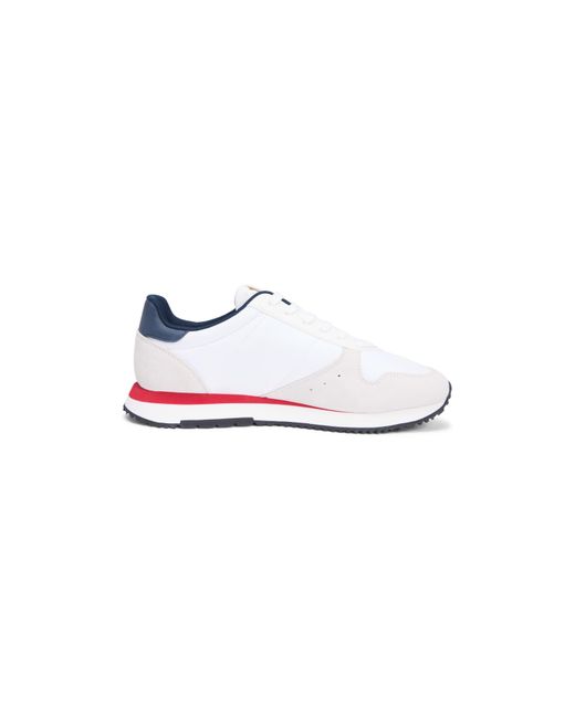 Tommy Hilfiger White Eva Runner Leather Runners for men
