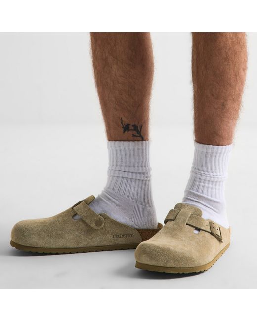 Birkenstock Natural Boston Leve Clogs for men