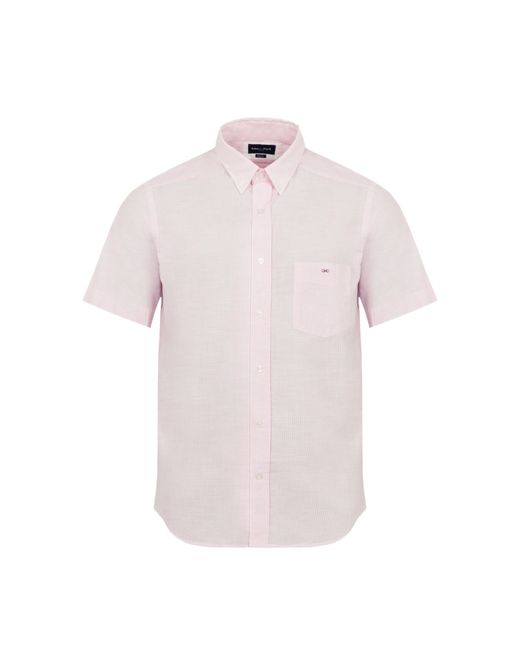 Eden Park Pink Striped Shirt for men