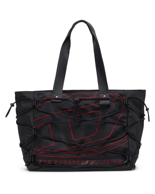 DIESEL Black Scrunch Shoulder Bag
