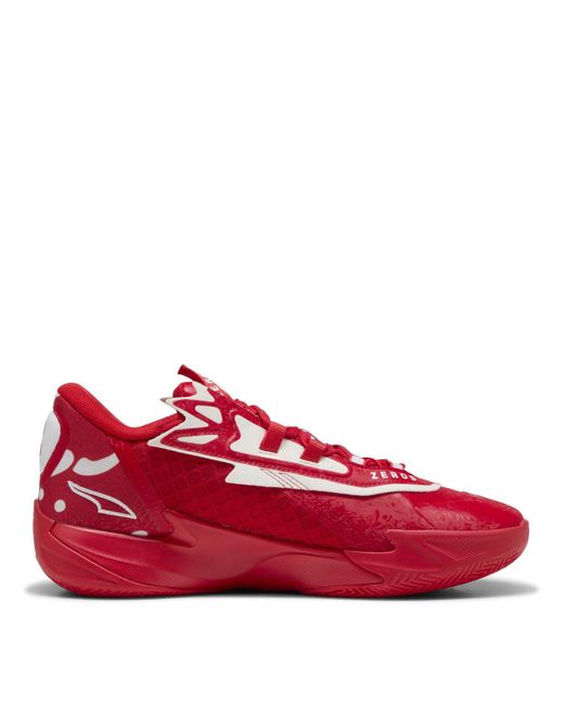 PUMA Red Scoot Zeros Ii Basketball Trainers for men