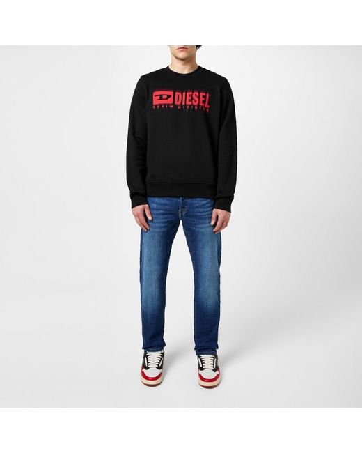 DIESEL Blue D Yennox Tapered Jeans for men