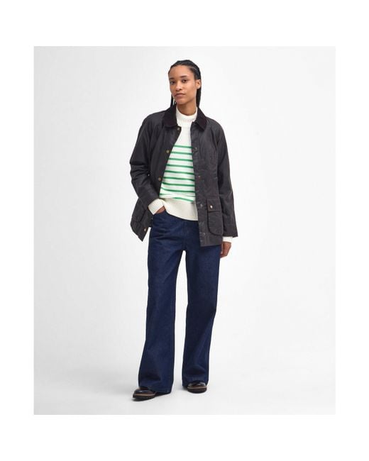 Barbour Black Beadnell Wax Jacket