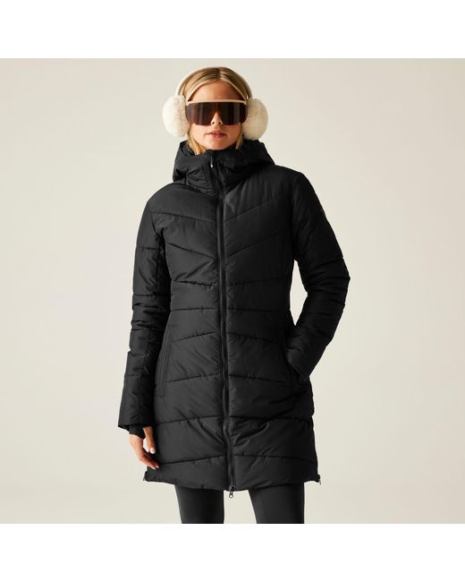 Dare 2b Black Striking V Ared 15/15 High Warmth Padding Swarovski Crystal Insulated Waterproof Jacket