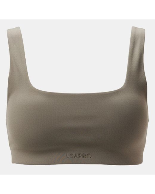 Usa Pro Gray Low Impact Soft Bra